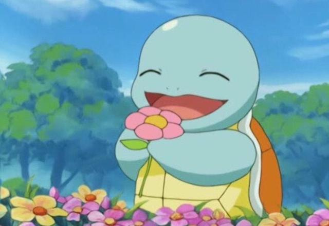 Imagem de Squirtle no anime Pokémon