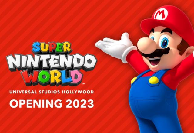 Imagem promocional do Super Nintendo World