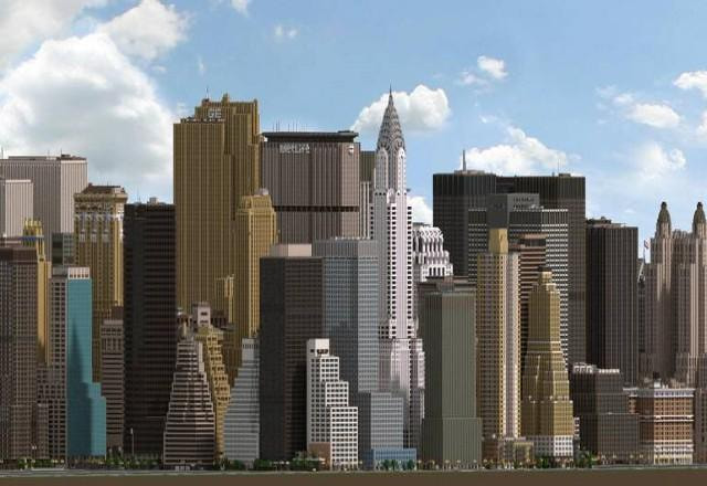Cidade de Nova York é recriada em escala real no Minecraft