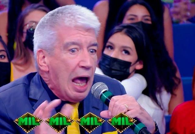 Décio com cara de susto