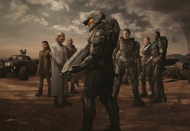 Imagem promocional de Halo, série da Paramount+