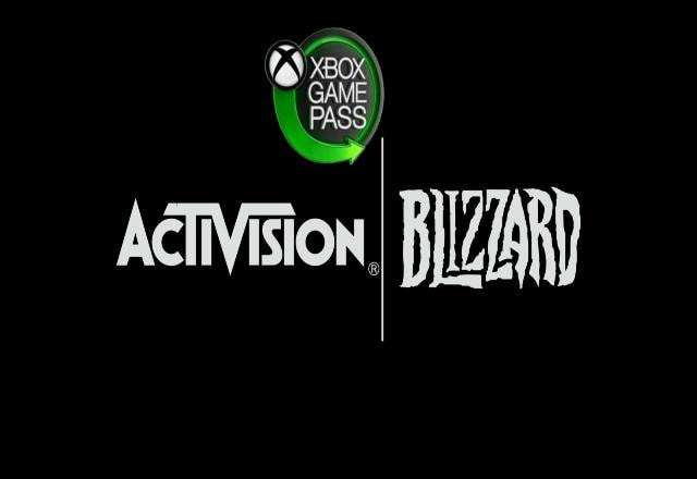 Logo da Activision Blizzard e do Xbox Game Pass