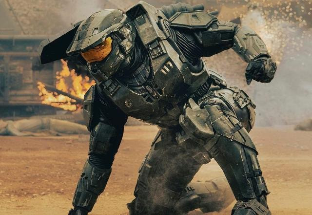 Imagem promocional da série live action de Halo, feita pela Paramount+