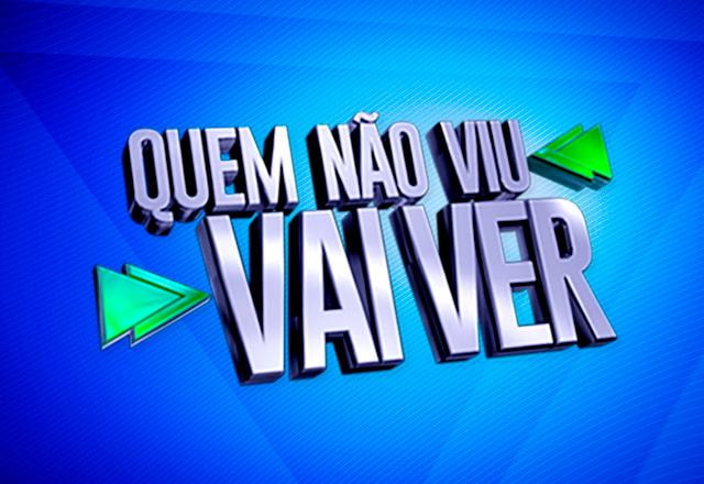 Logo do programa Quem Não Viu, Vai ver