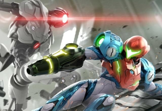 Imagem promocional de Metroid Dread