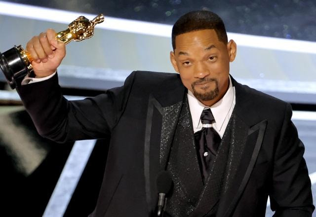 Will Smith após vencer estatueta do Oscar