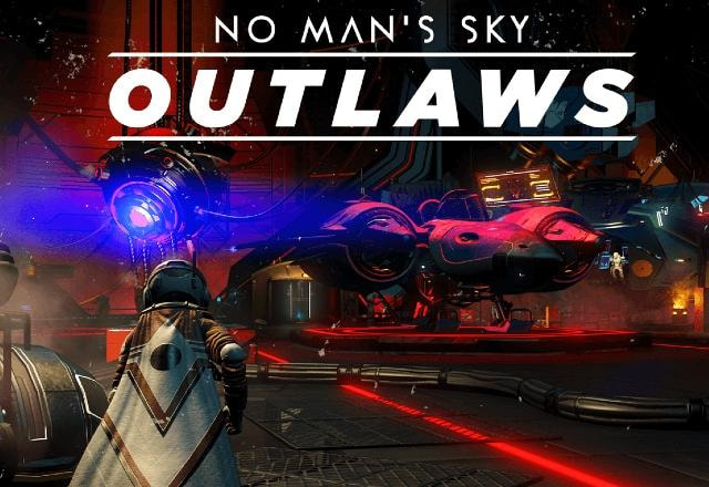 Imagem promocional da atualização Outlaws em No Man's Sky