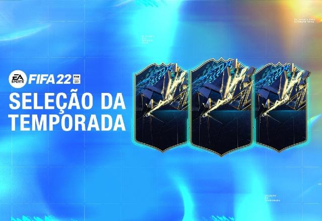 Imagem promocional da votação do TOTS da Comunidade no FIFA 22