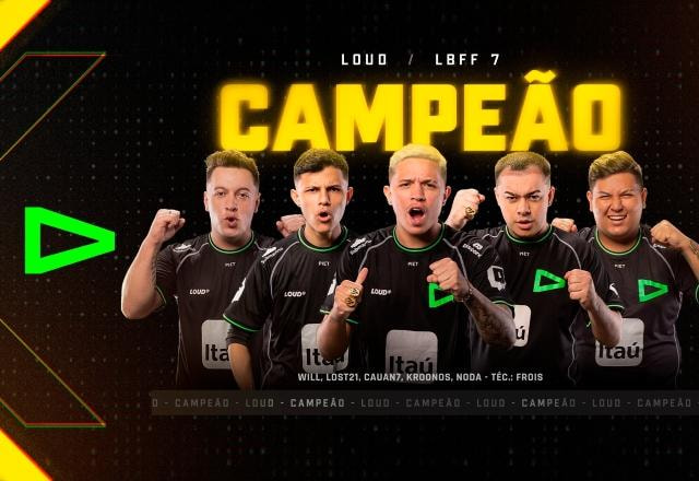 Imagem da LOUD como campeã da LBFF 7