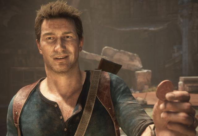 Imagem de Nathan Drake, protagonista da franquia Uncharted