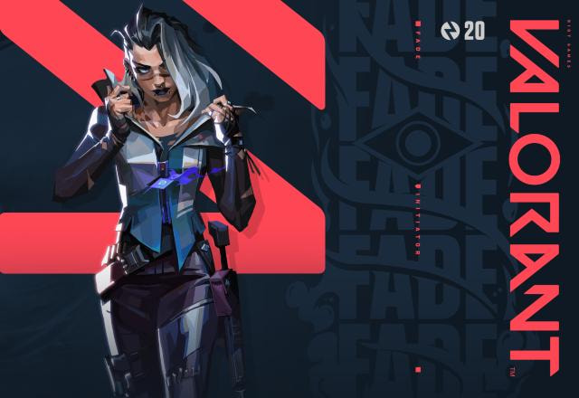 Imagem promocional de Fade, a nova agente do VALORANT