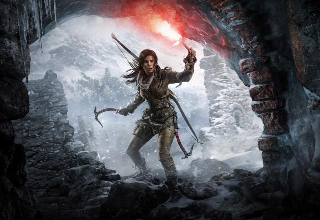 Imagem promocional de Rise of the Tomb Raider