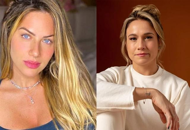 Giovanna Ewbank à esquerda; Fernanda Gentil à direita