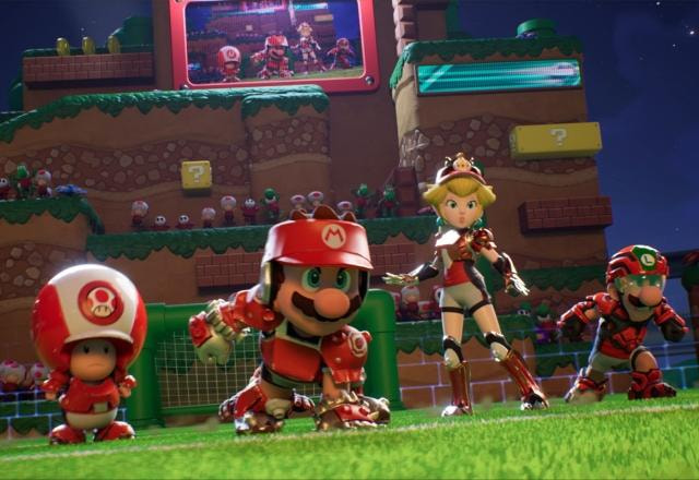 Imagem promocional de Mario Strikers: Battle League