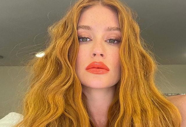 Marina Ruy Barbosa faz carão em selfie tirada nos bastidores de ensaio