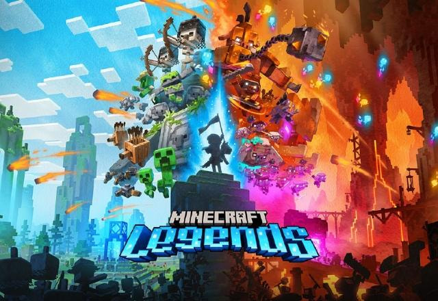 Imagem promocional de Minecraft Legends