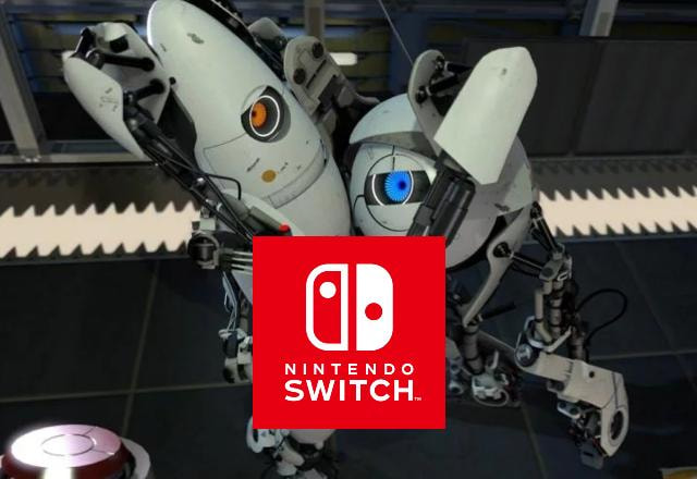 Imagem promocional de Portal no Nintendo Switch