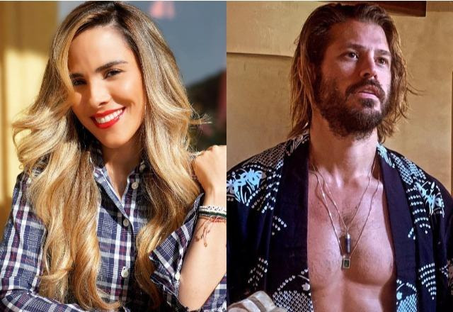 Wanessa à esquerda; Dado Dolabella à direita