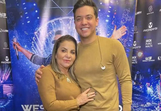 Wesley Safadão e a mãe