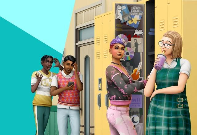 Imagem promocional de The Sims 4 Vida No Ensino Médio