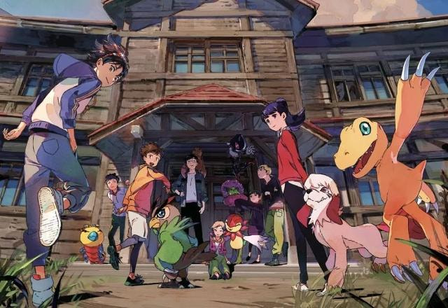Imagem promocional de Digimon Survive