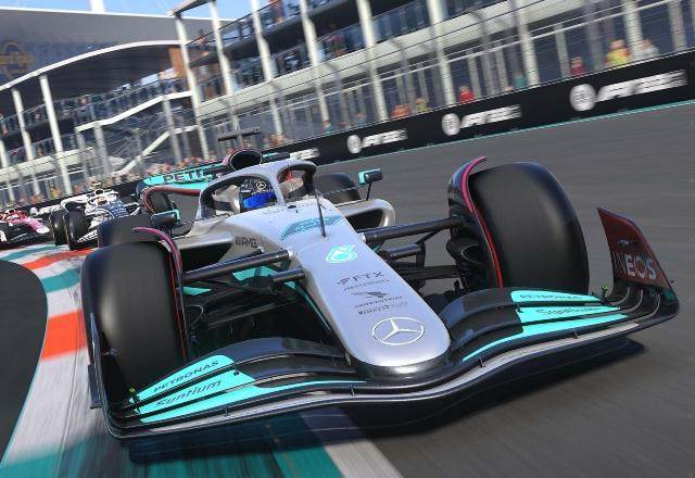 Imagem promocional de F1 22