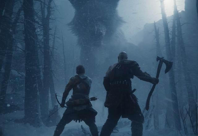 Imagem promocional de God of War Ragnarök