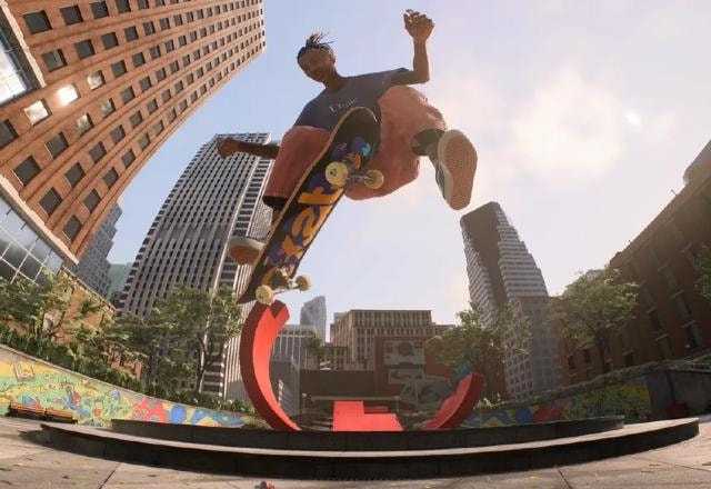 Imagem promocional de skate.