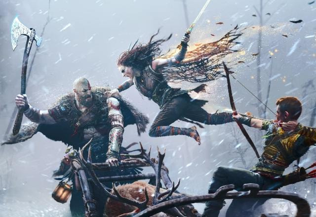 Imagem promocional de God of War: Ragnarök
