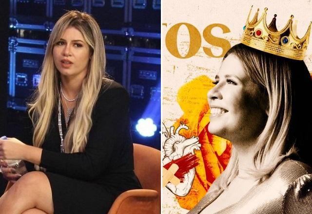Montagem de duas fotos de Marília Mendonça