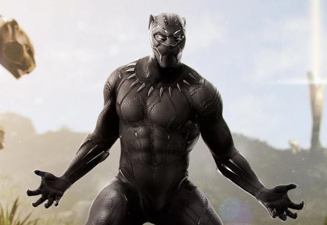 Imagem promocional do Pantera Negra em Marvel's Avengers