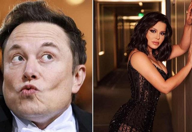 Montagem de uma foto da Maraisa e do Elon Musk