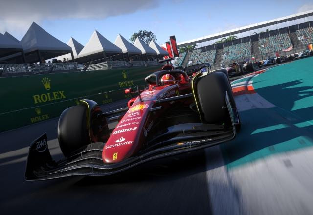 Imagem promocional de F1 22