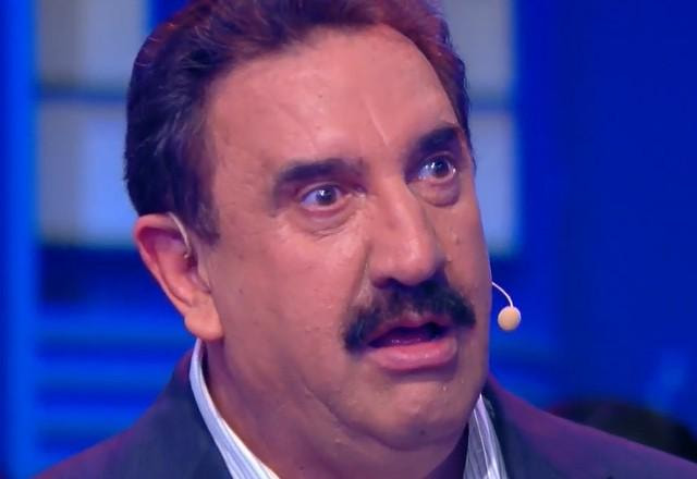 O apresentador Ratinho durante o programa.