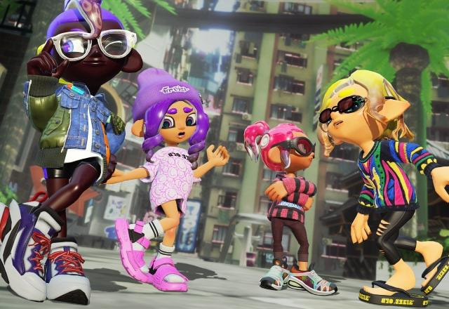 Imagem promocional de Splatoon 3