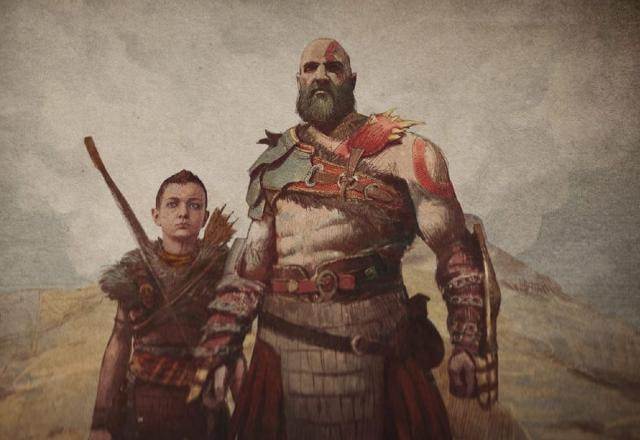 Imagem promocional de God of War Ragnarök