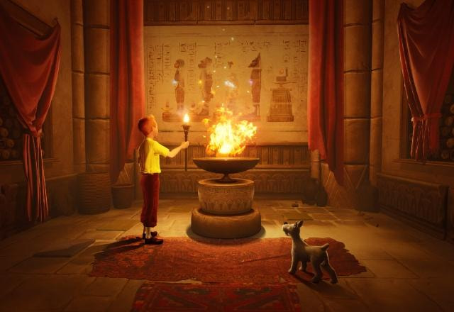 Imagem promocional de Tintin Reporter: Cigars of the Pharaoh