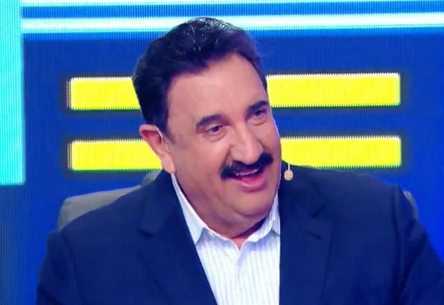 O apresentador Ratinho durante o programa.