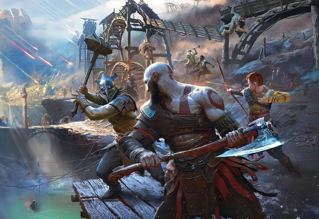 Imagem promocional de God of War Ragnarök