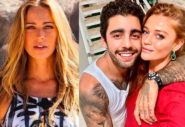 montagem com a foto de luana, pedro e cintia