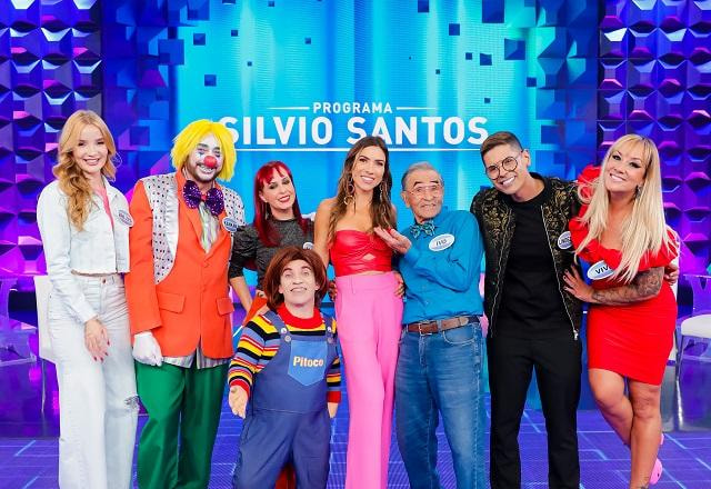 Patricia Abravanel com a galera das Câmeras Escondidas