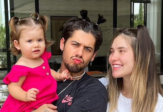 Virginia Fonseca ao lado de Zé Felipe e Maria Alice