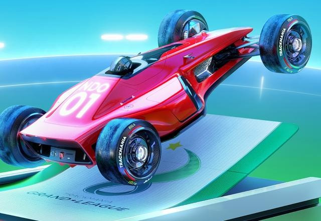 Imagem promocional de Trackmania
