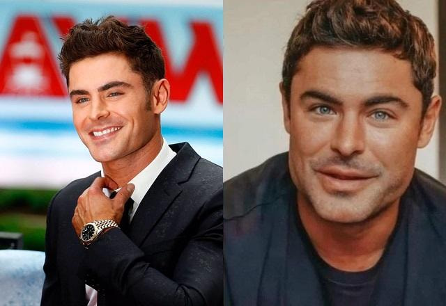 Zac Efron antes e depois