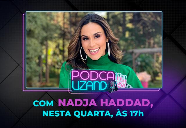 A apresentadora Nadja Haddad