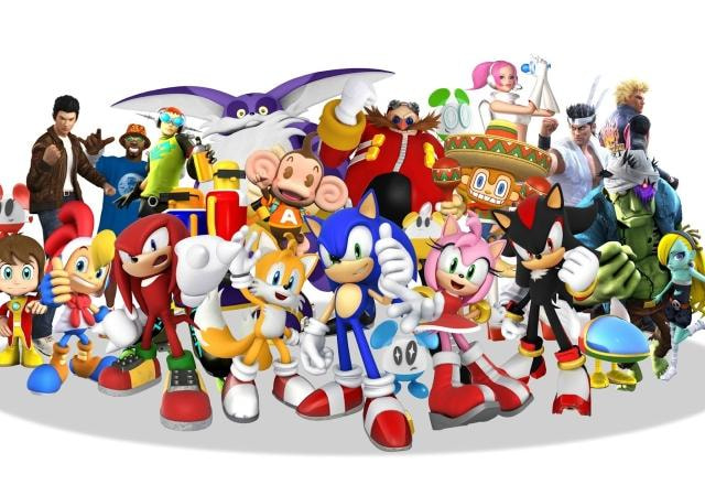 Imagem promocional de jogos da SEGA