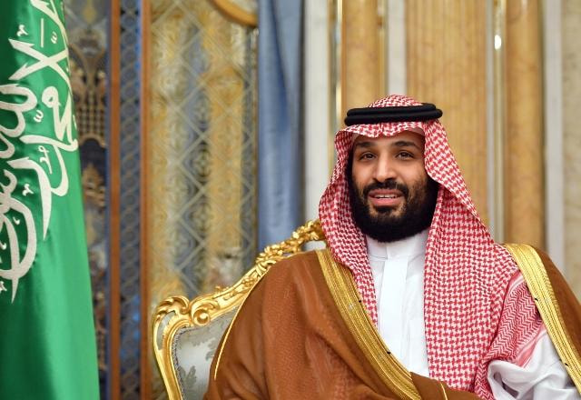 Foto do ditador saudita Mohammad bin Salman