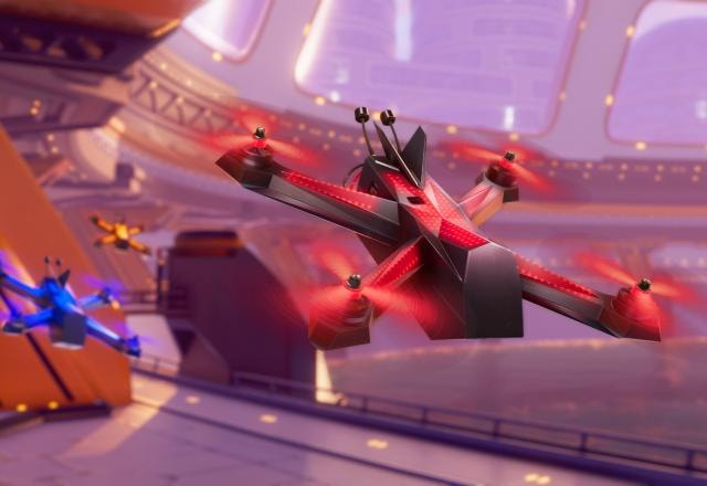 Imagem promocional de The Drone Racing League Simulator