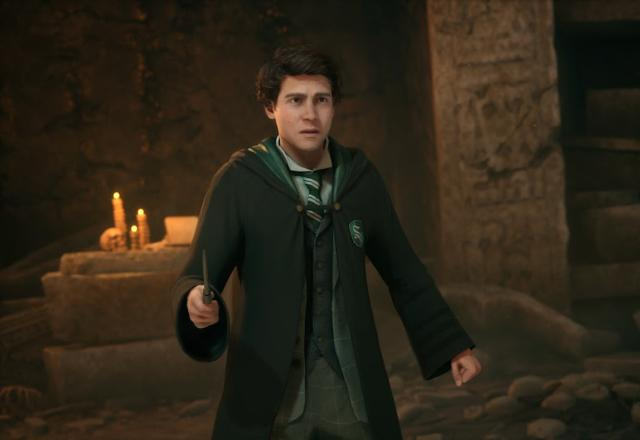 Imagem promocional de Sebastian Sallow em Hogwarts Legacy