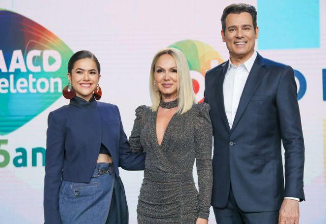 Os padrinhos do Teleton 2022: Maisa Silva, Eliana e Celso Portiolli